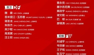 开云体育-国足名单俱乐部分布：申花6人最多，国安、海港5人 ，泰山4人