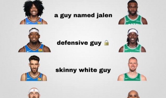 照这个阵容搭就完事了🤣雷霆&amp;绿军似乎告诉了我们夺冠密码